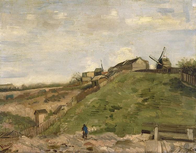 Vincent Van Gogh The hill of Montmartre with stone quarry China oil painting art